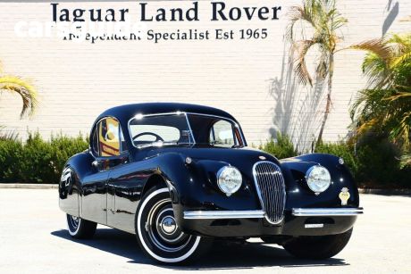 Black 1953 Jaguar XK Coupe FHC