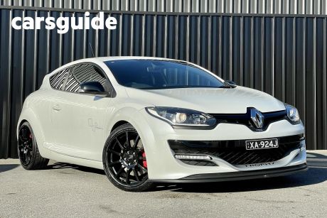 White 2014 Renault Megane Coupe RS 275 Trophy