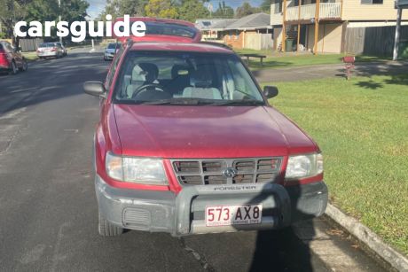 Red 1999 Subaru Forester Wagon Limited