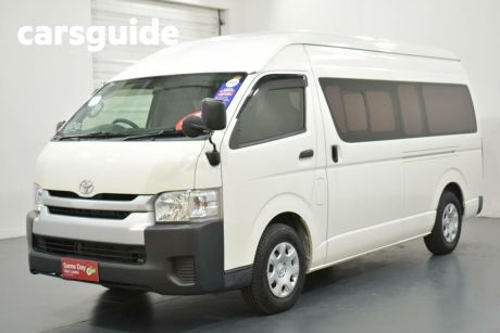 White 2017 Toyota HiAce Commercial 3.0L DIESEL SLWB HIGH ROOF