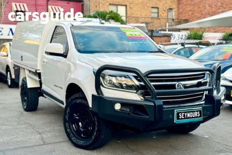 White 2017 Holden Colorado Ute Tray RG MY18 LS Cab Chassis Single Cab 2dr Spts Auto 6sp 4x4 2.8D