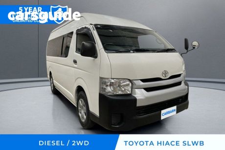White 2006 Toyota HiAce Commercial