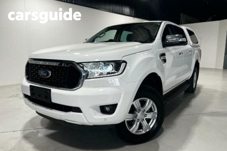 White 2021 Ford Ranger Double Cab Chassis XLT 3.2 (4X4)