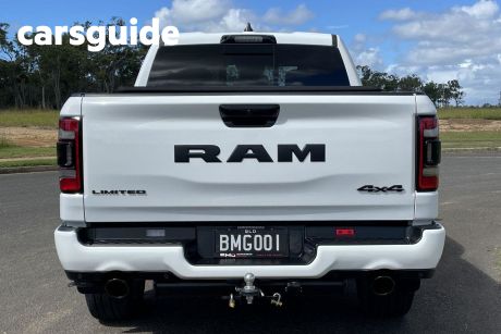 White 2023 Ram 1500 Crew Cab Utility Limited Rambox (hybrid)