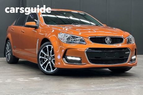 Orange 2017 Holden Commodore Sedan SS