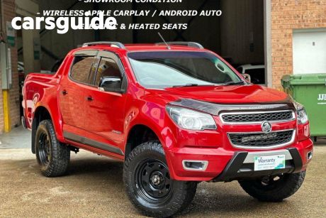 Red 2015 Holden Colorado Ute Tray RG Z71 Utility Crew Cab 4dr Spts Auto 6sp 4x4 2.8DT MY16