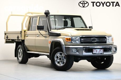 Gold 2022 Toyota Landcruiser 70 Series Double Cab Chassis LC79 GXL