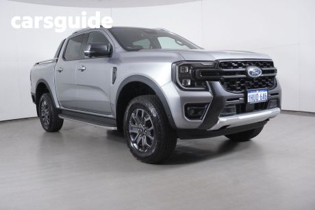 Silver 2023 Ford Ranger Double Cab Pick Up Wildtrak 3.0 (4X4)