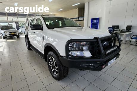 White 2024 Ford Ranger Double Cab Chassis XL 2.0 (4X4)
