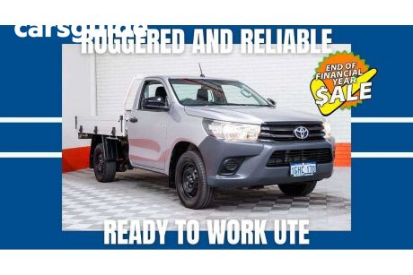 Silver 2016 Toyota Hilux Cab Chassis Workmate