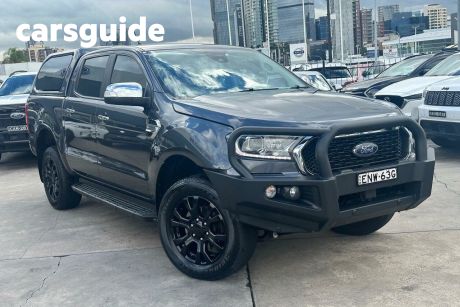 Grey 2021 Ford Ranger Double Cab Pick Up XLT 3.2 (4X4)