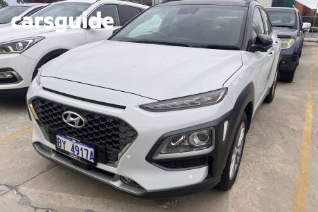 White 2017 Hyundai Kona Wagon Elite