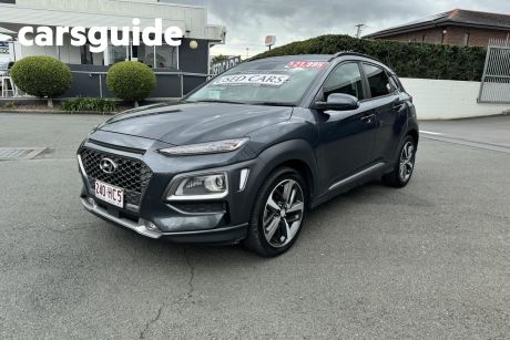 Grey 2018 Hyundai Kona Wagon Highlander (awd)