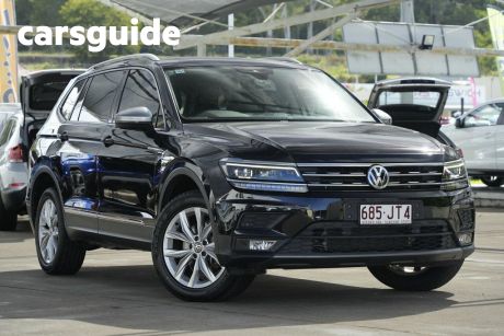 Black 2018 Volkswagen Tiguan Wagon Allspace 140 TDI Highline