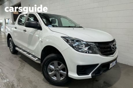 White 2018 Mazda BT-50 Dual Cab Utility XT (4X4)