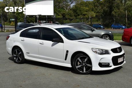 White 2016 Holden Commodore Sedan SS Black Pack
