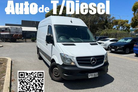 White 2016 Mercedes-Benz Sprinter Commercial 313CDI Low Roof MWB 7G-Tronic