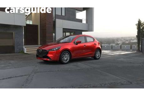 Red 2024 Mazda Mazda2 Hatchback G15 Evolve