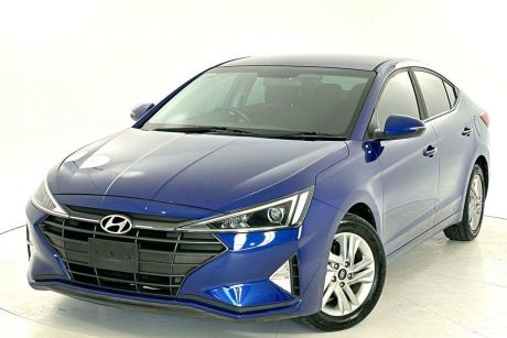 Blue 2019 Hyundai Elantra Sedan Active