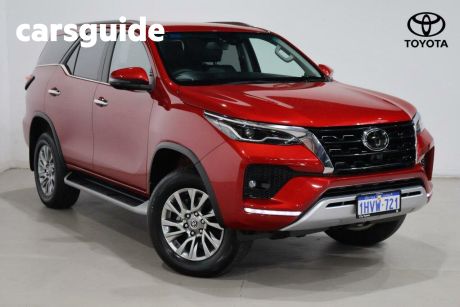 Red 2023 Toyota Fortuner Wagon Crusade
