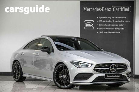 Silver 2023 Mercedes-Benz CLA Coupe 250 4Matic