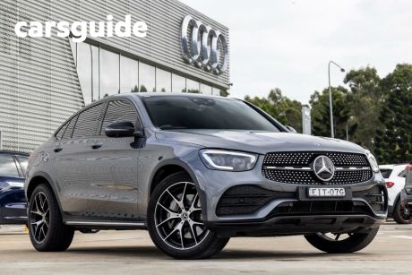 Grey 2020 Mercedes-Benz GLC Coupe 300 4Matic
