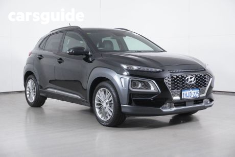 Black 2019 Hyundai Kona Wagon Elite (awd)