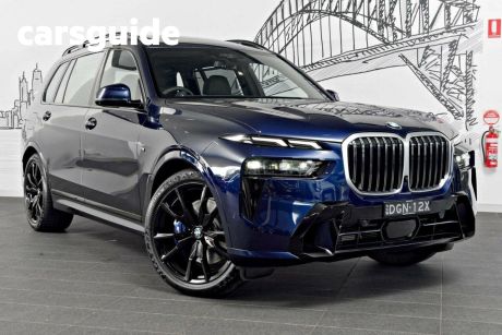 Blue 2023 BMW X7 Wagon Xdrive40I M Sport Mhev