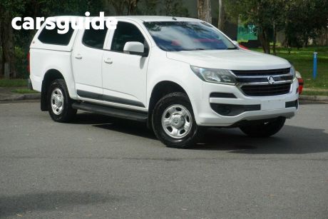 White 2019 Holden Colorado Crew Cab Chassis LS (4X2) (5YR)