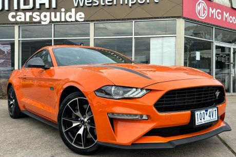 Orange 2019 Ford Mustang Fastback 2.3 Gtdi