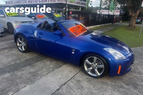 Blue 2007 Nissan 350Z Convertible Roadster Touring