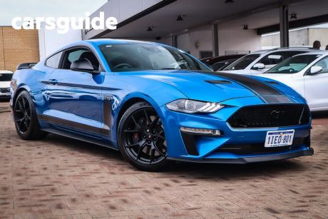 Blue 2020 Ford Mustang Fastback R-Spec