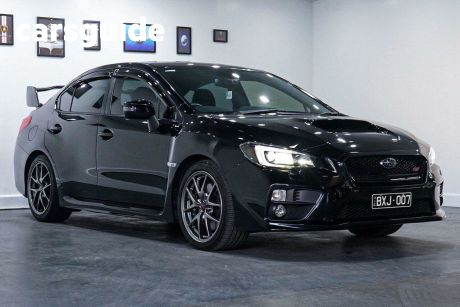 Black 2016 Subaru WRX Sedan STI Premium