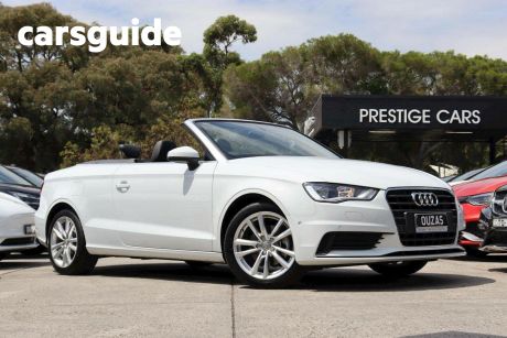 White 2014 Audi A3 Cabriolet 1.4 Tfsi Attraction COD