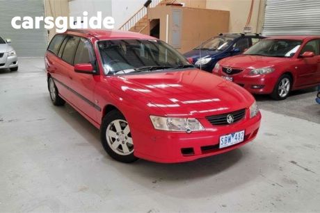 Red 2002 Holden Commodore Wagon Acclaim