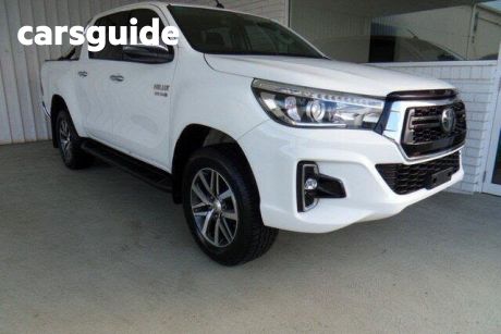 White 2019 Toyota Hilux Ute Tray HILUX 4X4 SR5 2.8L T DIESEL MANUAL DOUBLE CAB 1Y46250 005