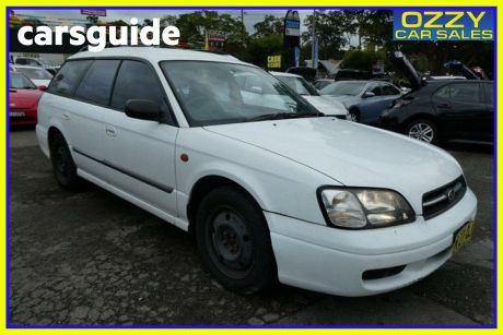 White 1999 Subaru Liberty Wagon GX (awd)
