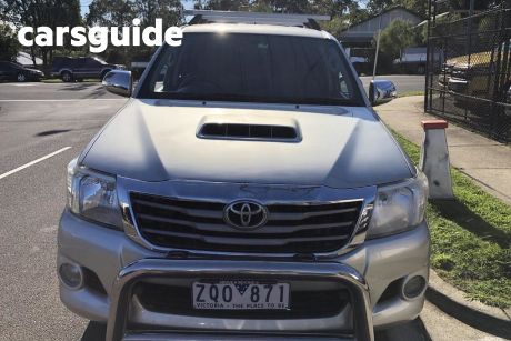 Silver 2013 Toyota Hilux Ute Tray SR5