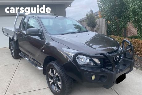 Grey 2017 Mazda BT-50 Freestyle Cab Chassis XT (4X4)