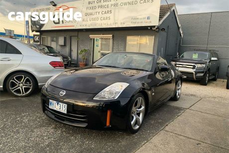 Grey 2008 Nissan 350Z Convertible Roadster Track
