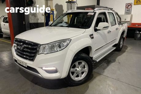 White 2019 Great Wall Steed Dual Cab Utility (4X4)