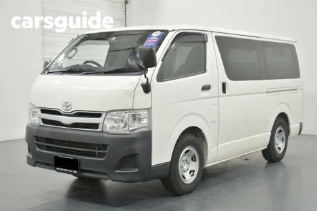 White 2013 Toyota HiAce Commercial 2.0L PETROL 2WD