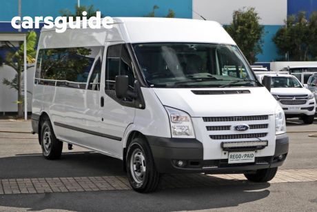 White 2013 Ford Transit Commercial Mid Roof