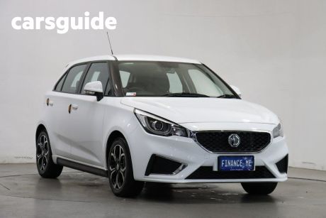White 2022 MG MG3 Auto Hatchback Excite (with Navigation)