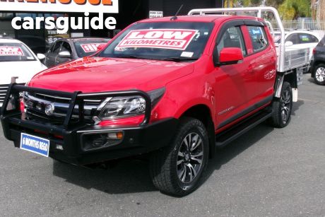 Red 2017 Holden Colorado Crew Cab Chassis LS (4X4)