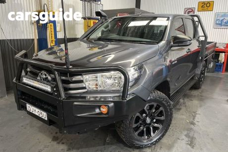 Grey 2017 Toyota Hilux Dual Cab Chassis SR (4X4)