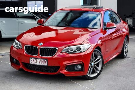 Red 2015 BMW 228I Coupe