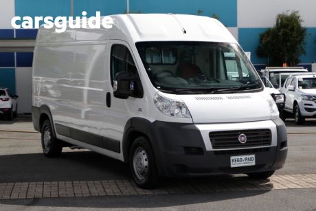 White 2014 Fiat Ducato Commercial Mid Roof LWB MTA