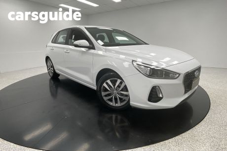 White 2018 Hyundai I30 Hatchback Active