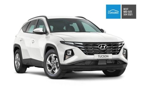 White 2023 Hyundai Tucson Wagon (FWD)